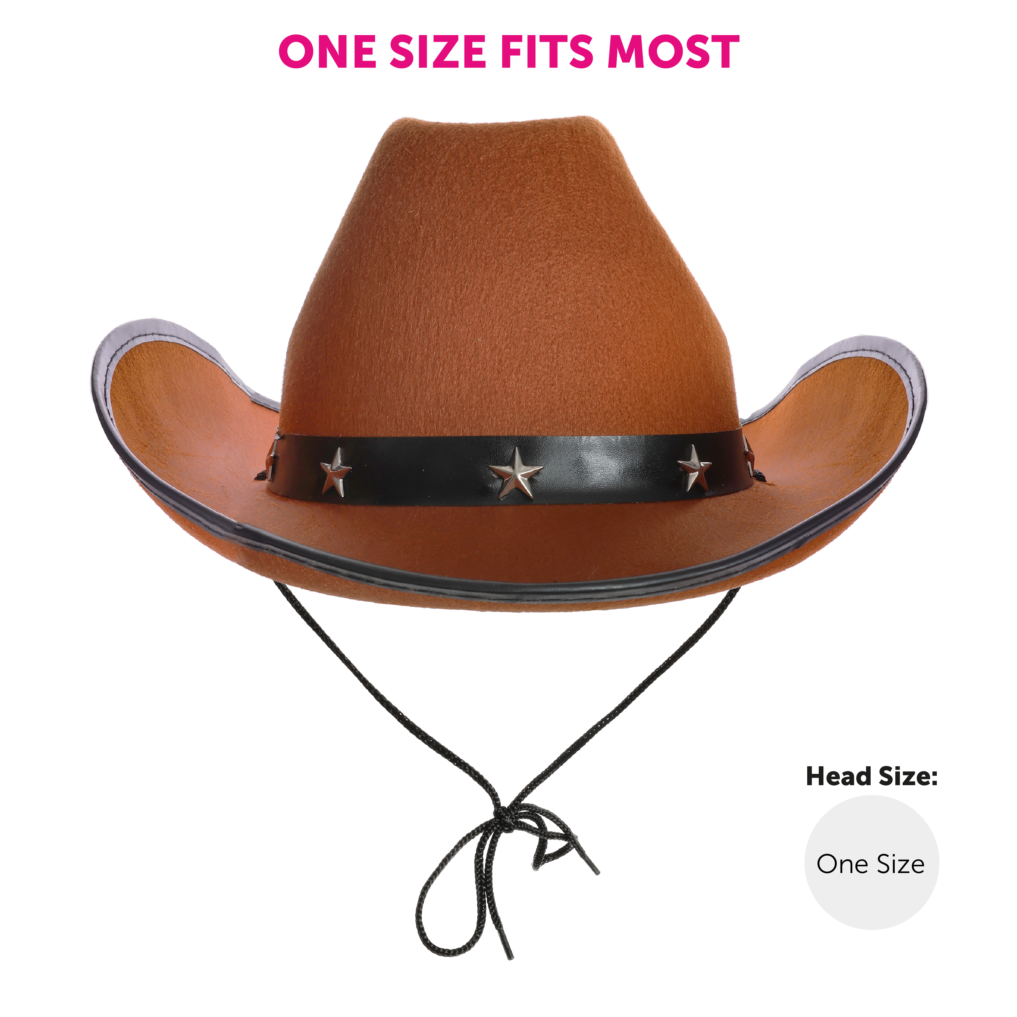 thumbnail image 2 of 48 Pcs Mini Cowboy Hat Set - Western Party Favors With Bandanas 2 of 12